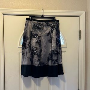 East 5th A Line Floral Pleated Shirt Size 12